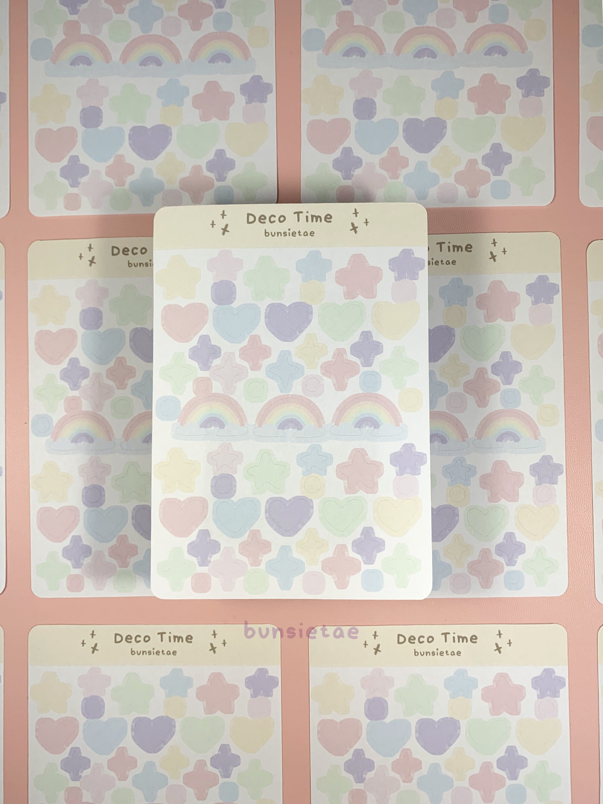 Deco Time! Sticker Sheet - pastel stickers - polco stickers - planner…