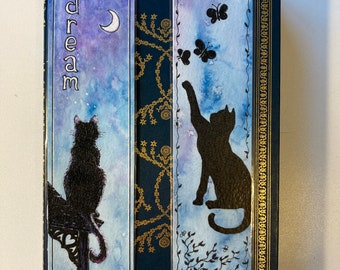 Bookmark Set- Silhouette Cats/ Gifts for Book Lovers