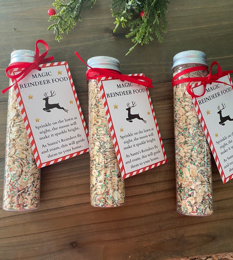 Magic Reindeer Food3 tubes READY TO SHIP Santas reindeer Etsy