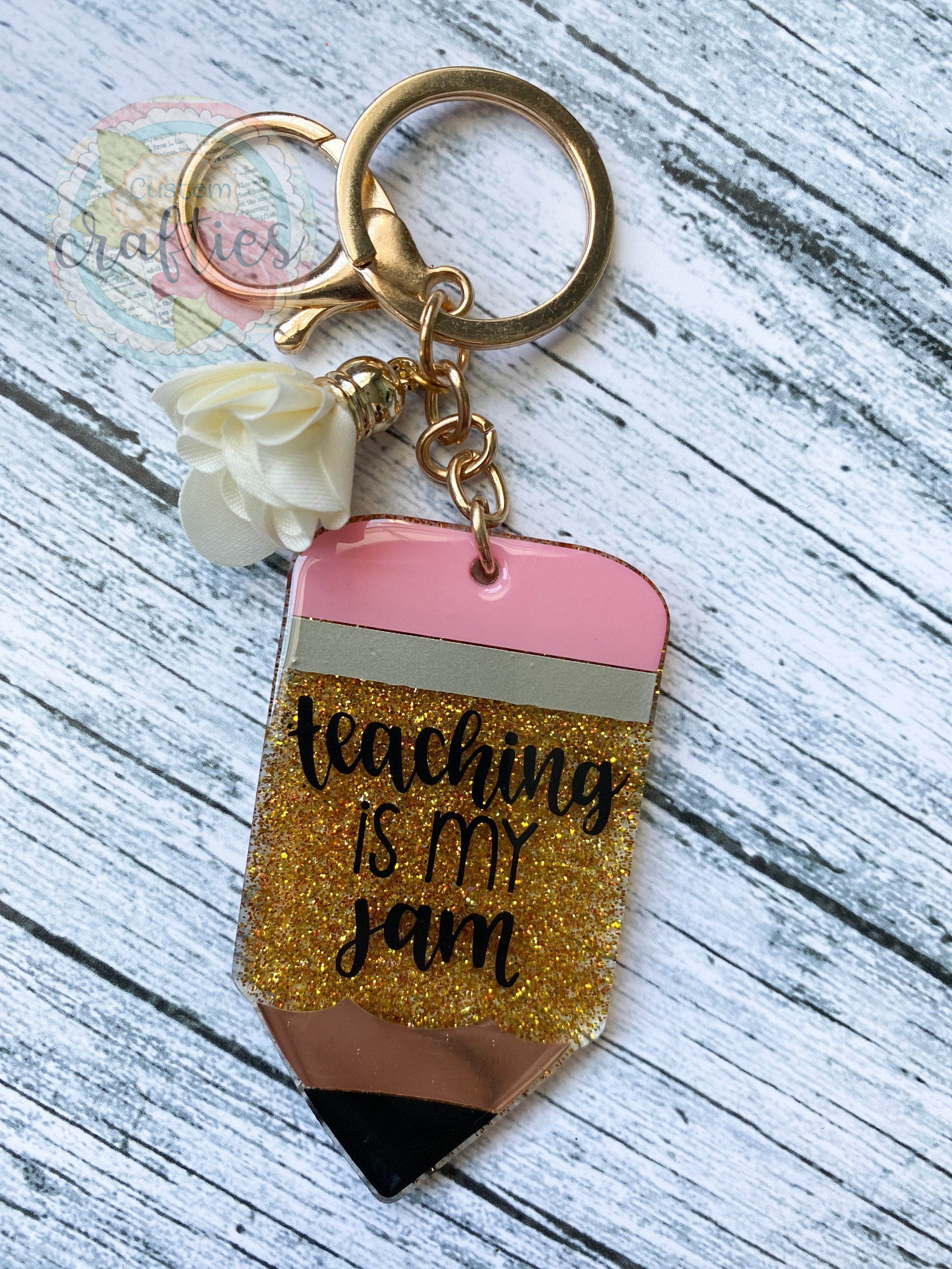 Teacher Keychain Etsy