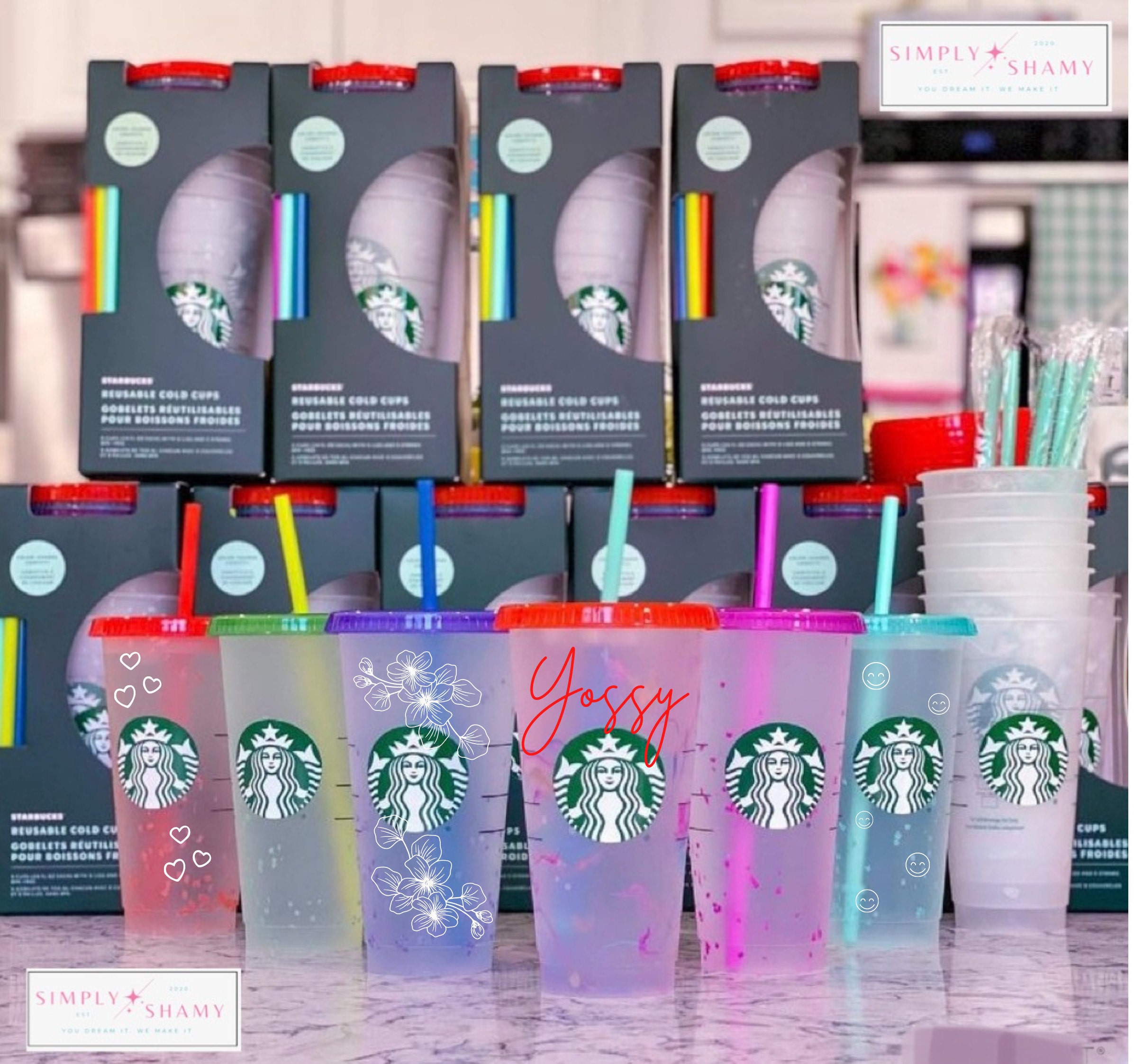 Blank New Starbucks Confetti Cup Blanks / Starbucks Blanks / Etsy