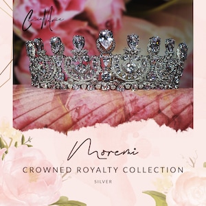Wedding Headpiece Bridal Tiara Queen Crown Royal Tiara Crystal Crown Rhinestone Wedding Tiara Crown Swarovski Crystal Tiara ~ MOREMICRC20201