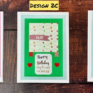 Tarjetas de felicitación hechas a mano, estilo álbum de recortes. Tarjeta de felicitación. Tarjetas hechas a mano. ¡Perfecto para el cumpleaños de alguien especial o simplemente porque sí! #hecho a mano