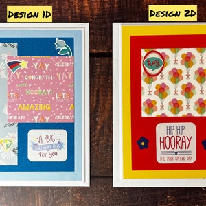 Tarjetas de felicitación hechas a mano, estilo álbum de recortes. Tarjeta de felicitación. Tarjetas hechas a mano. ¡Perfecto para el cumpleaños de alguien especial o simplemente porque sí! #hecho a mano