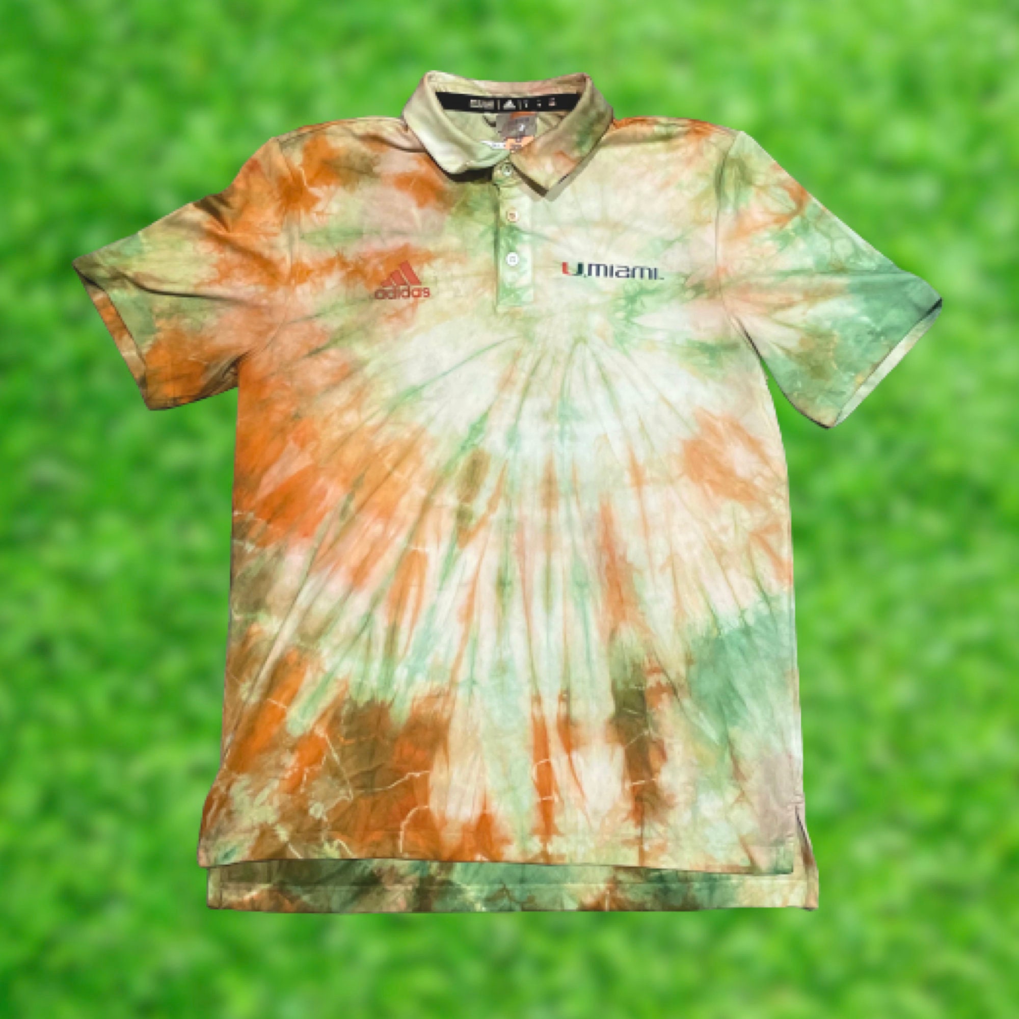 Miami Hurricanes Custom Tie Dye Nike 