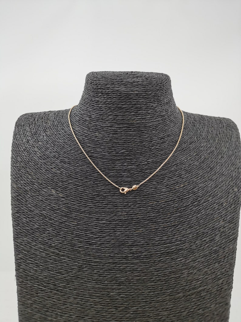 18K 15.5 Inch Real Gold Plated Cable Necklace Chain for Jewelry Necklace Making 15 12 x 132 x 132 Inches