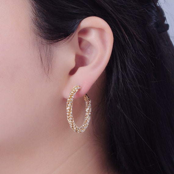 Paparazzi gold clearance hoop earrings