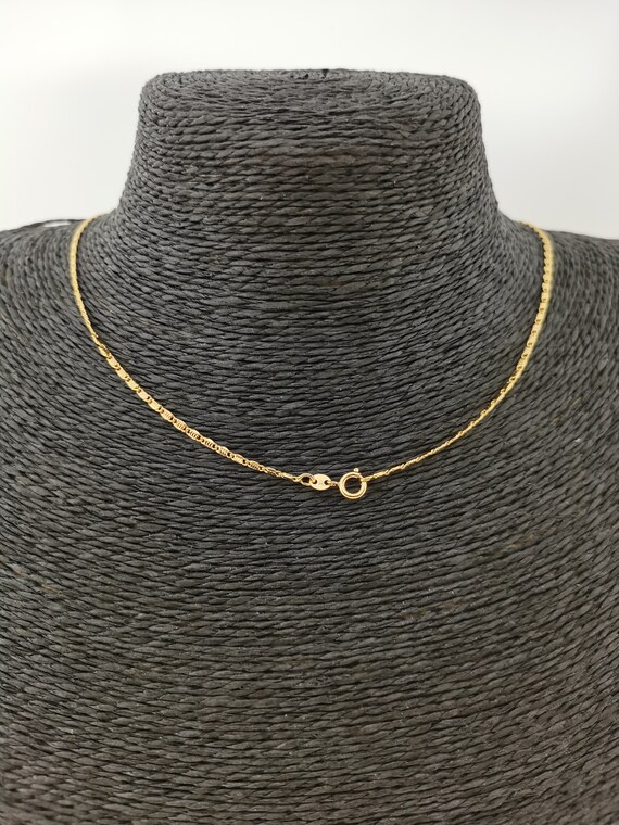 18k Gold Specialty Cylinder Chain Choker Necklace | 10.3MM - 17 Inch – ASSAY