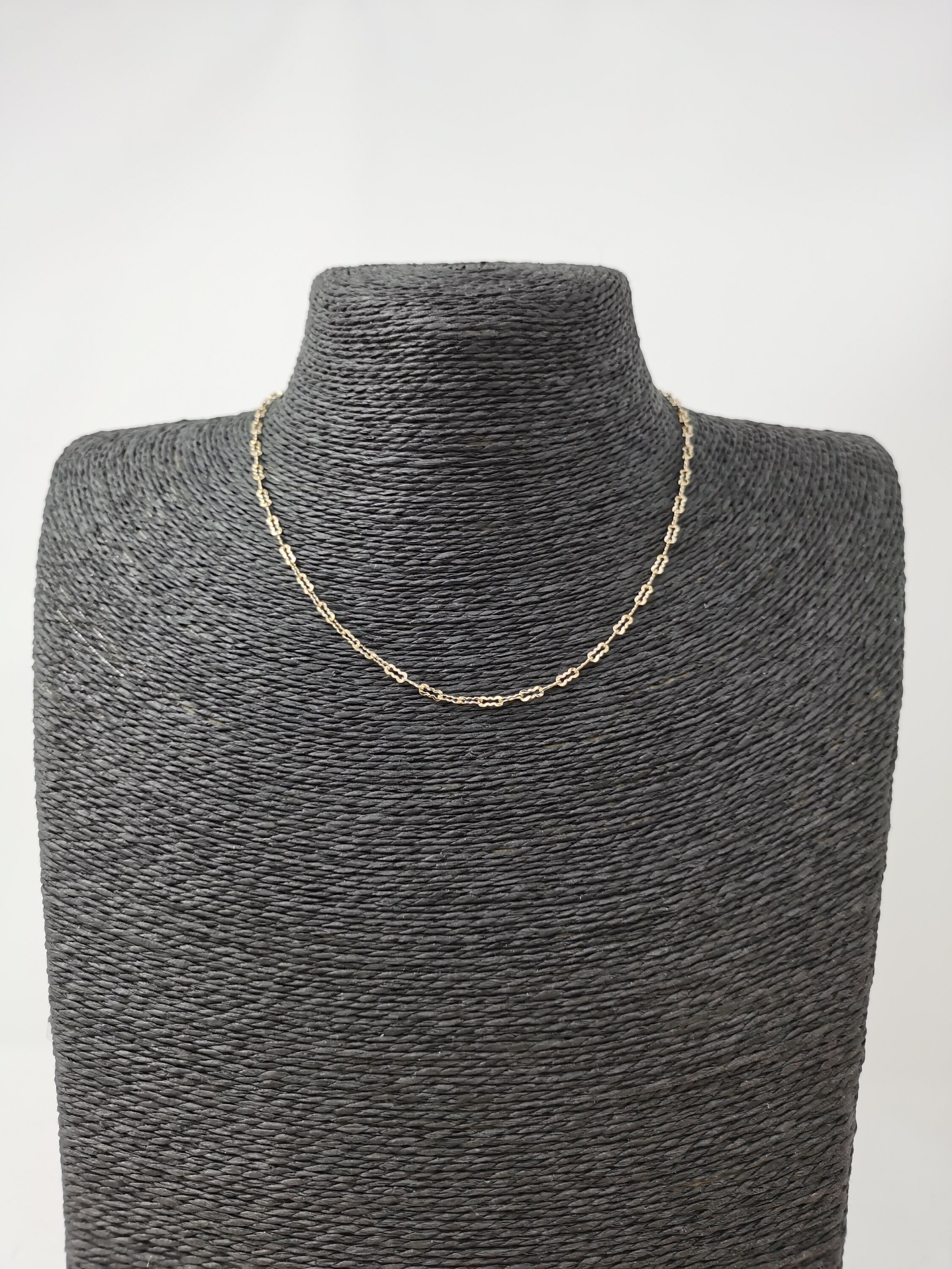 18K 18 Inch Real Gold Plated Cable Necklace Chain for Jewelry Etsy UK