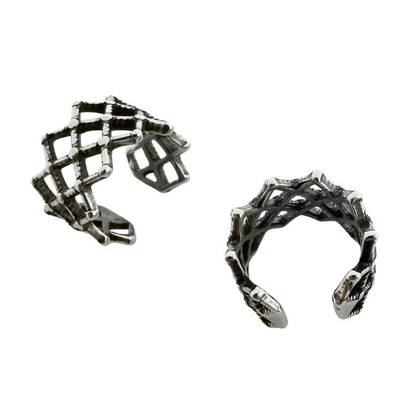 1 pair Wholesale Metal Silver Ear Cuff No Piercing