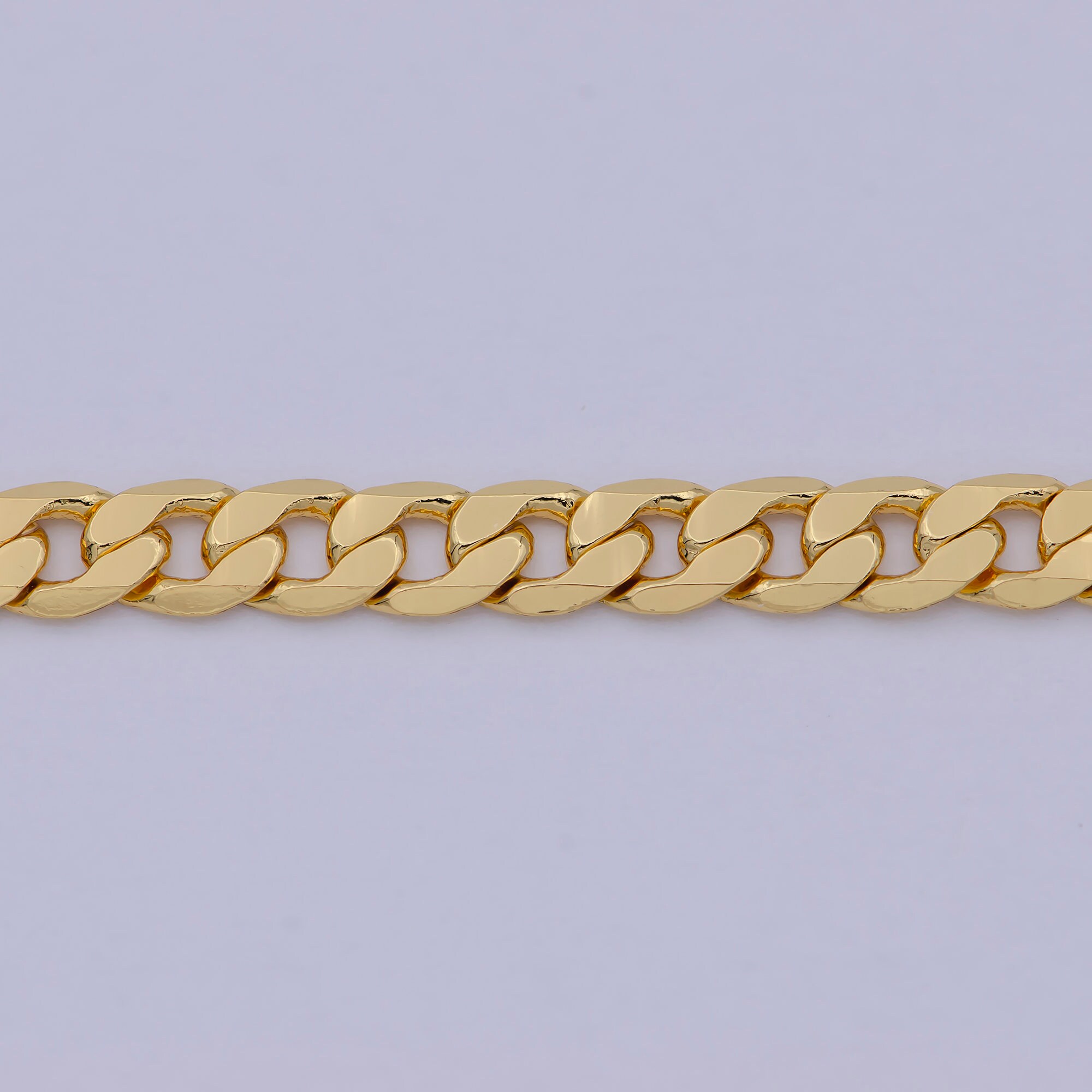 24K Gold Filled Cuban Chain Necklace for Jewelry Making Etsy