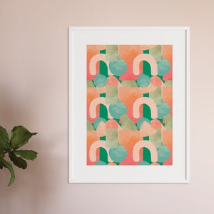 Abstract Printable Wall Art Modern Art Contemporary Poster Colorful Pattern Print Wall Decor Digital Print Instant Download image 9