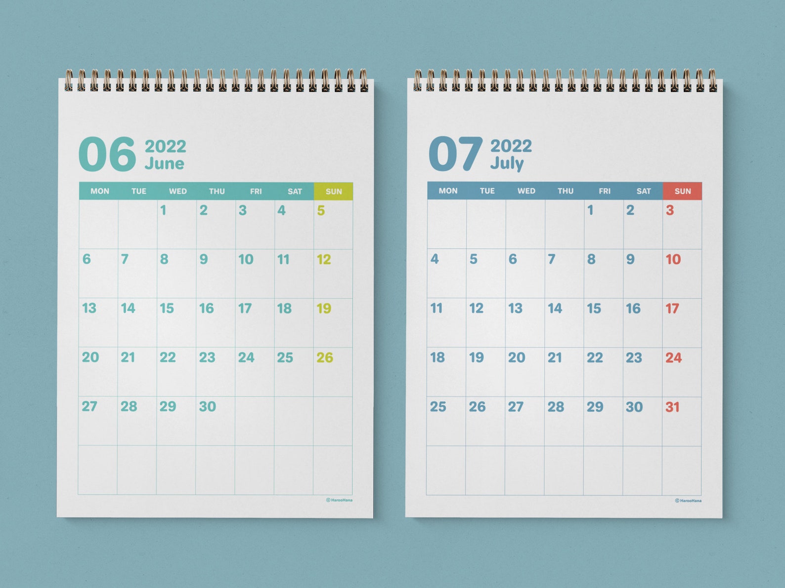 Printable Calendar 2021 2023 Wall Calendar Monthly Planner Etsy