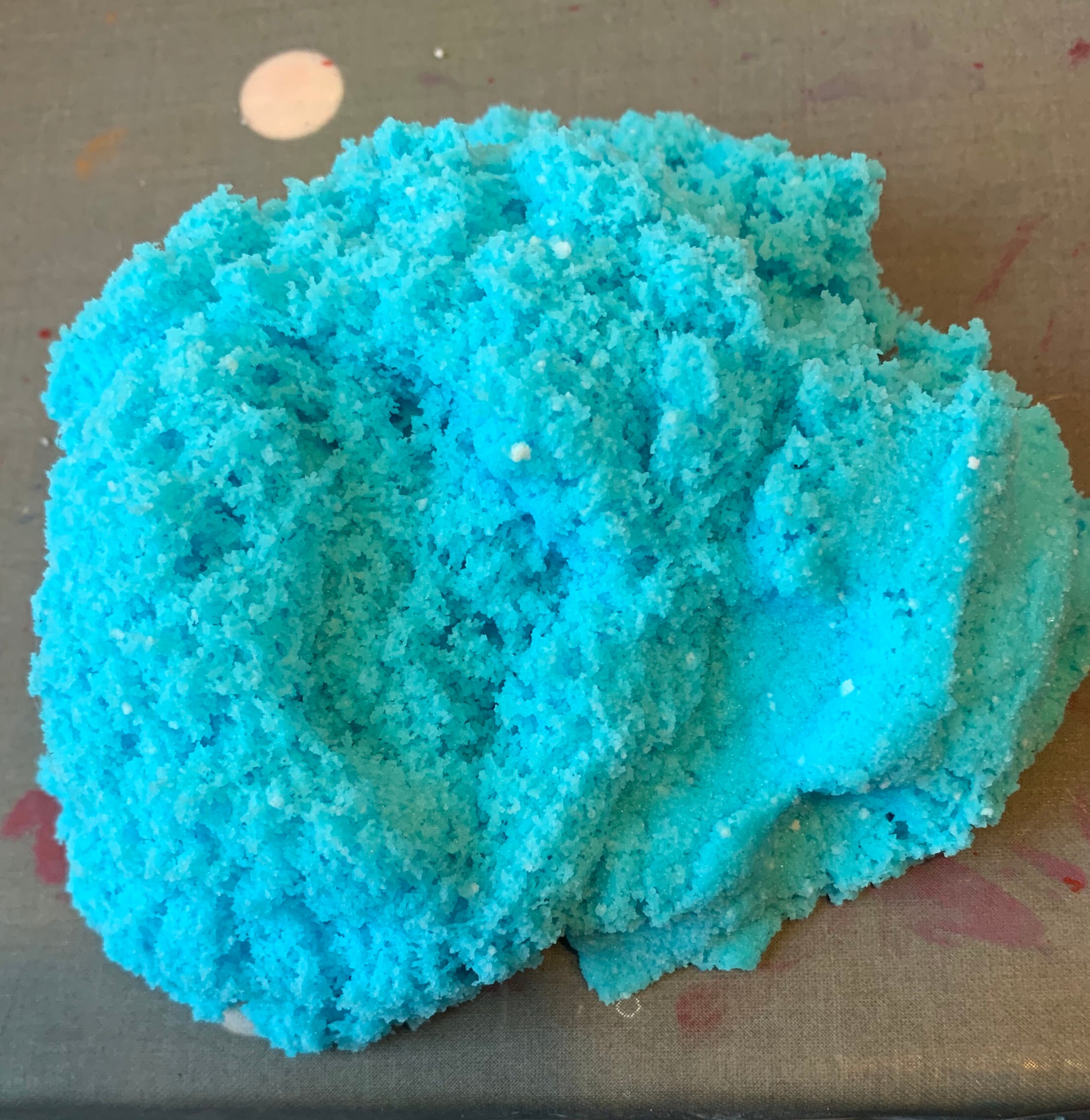 Blue fluffy cloud slime free extras Etsy