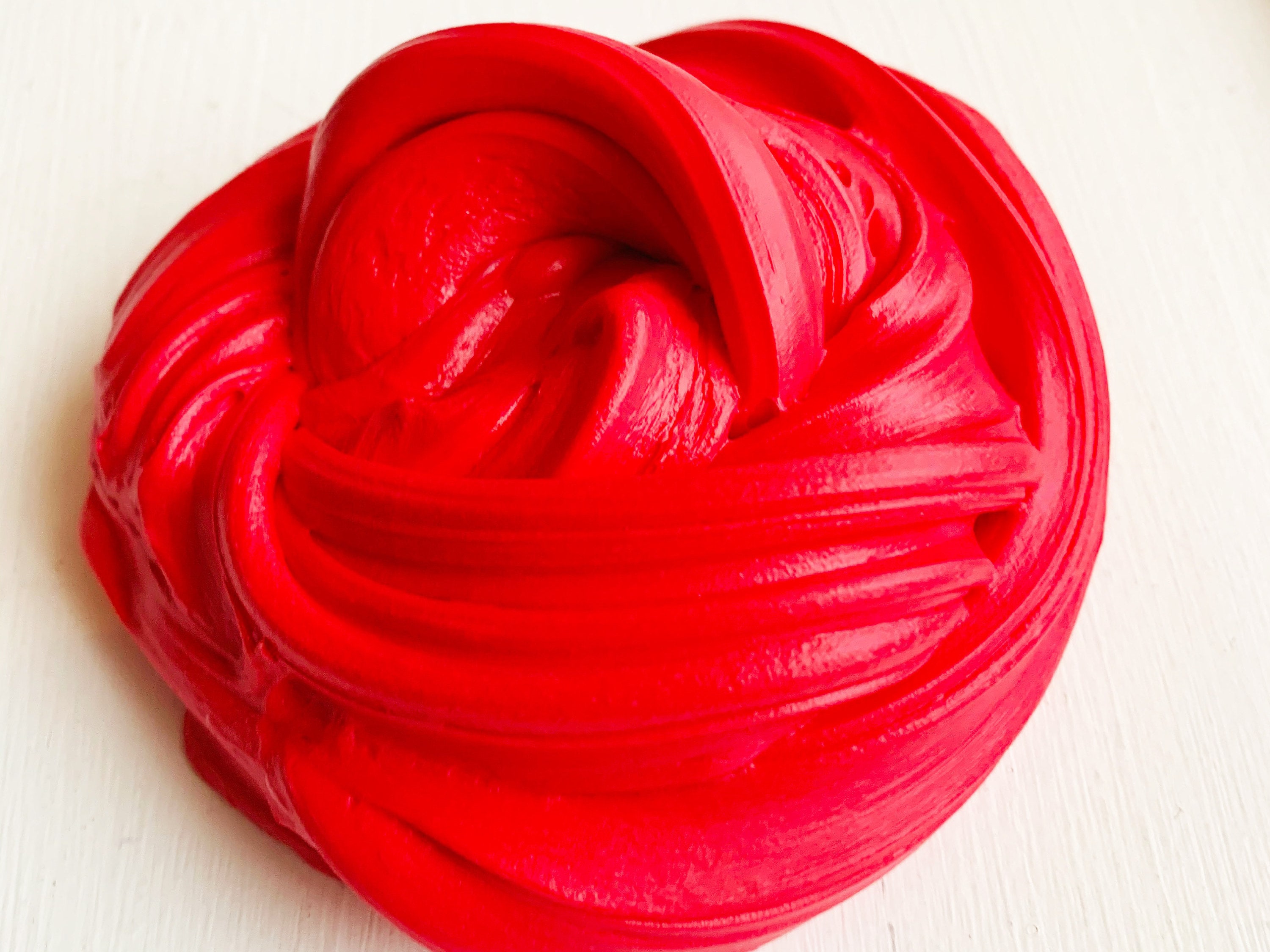 Slime Red Butter Clay slime free extras activator uk seller Etsy