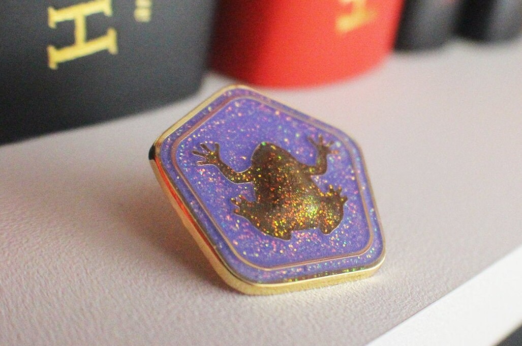 Frog Enamel Pin Badge | Etsy