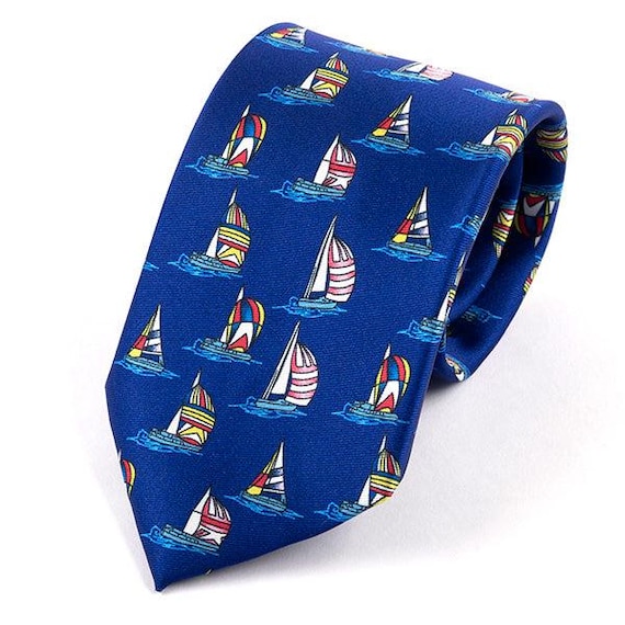 sailboat necktie