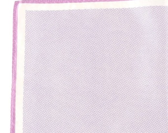 Pañuelo de bolsillo de seda jaspeada púrpura XL 40 cm