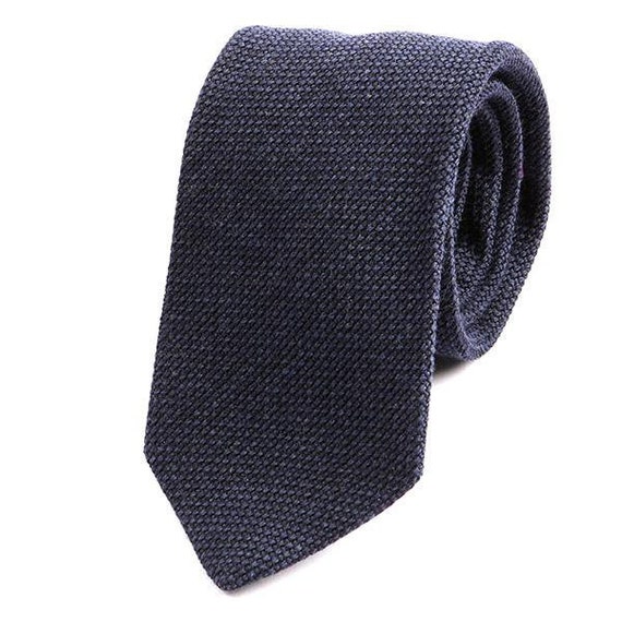 Not applicable Marineblaue Seidenkrawatte Kajaks Krawatte