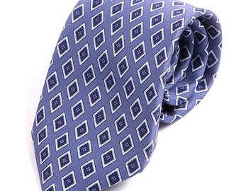 Purple Vintage Diamond Mac-Inspired IMS Print Tie, Gift for Him