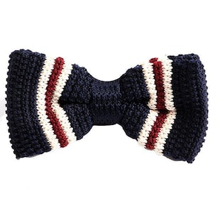 Navy Blue Nicholas bow tie