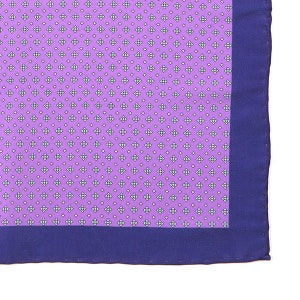 Purple Orchid Floral IMS Pocket Square