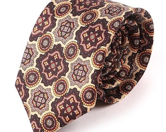 Gregor Brown Medallion IMS Tie