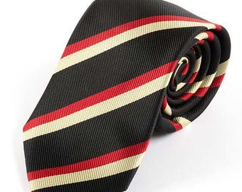 美品 ブリオーニ ネクタイ 赤茶エンジ ドット ブリオーニ メンズ