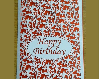 Floral Happy Birthday, Happy Anniversary, Happy Mother's Day SVG files for Silhouette Cameo and Cricut. Clipart PNG transparent included.