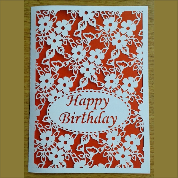 Floral Happy Birthday, Happy Anniversary, Happy Mother's Day SVG files for Silhouette Cameo and Cricut. Clipart PNG transparent included.
