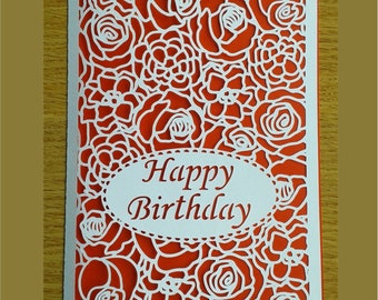 Floral Happy Birthday, Happy Anniversary, Happy Mother's Day SVG files for Silhouette Cameo and Cricut. Clipart PNG transparent included.