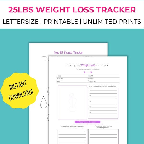 Weight Loss Rewards Etsy