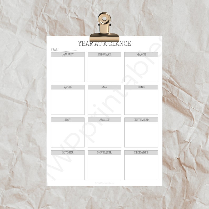 Year At A Glance Calendar Printable Yearly Review 12 Month Calendar year-at-a-glance-calendar-printable-yearly-review-12-month-calendar