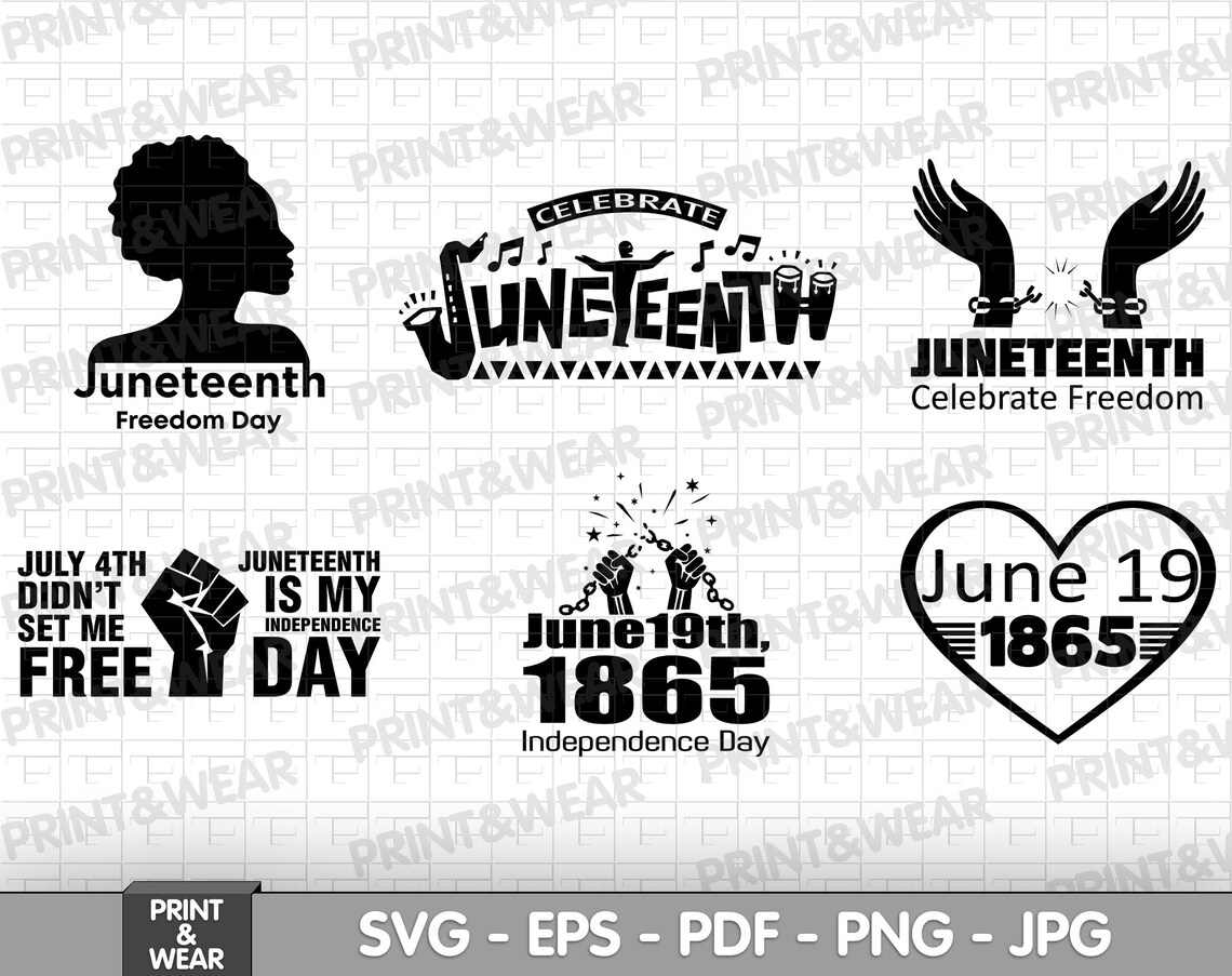 Download Juneteenth svg bundle Celebrate Freedom Black History svg ...