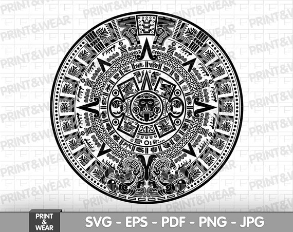 Free Free 298 Aztec Calendar Svg Free SVG PNG EPS DXF File