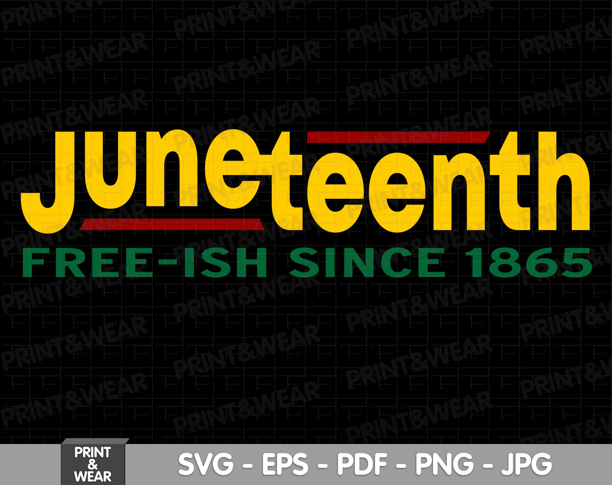 Juneteenth svg, Free-ish since 1865, Black History svg, Black History…