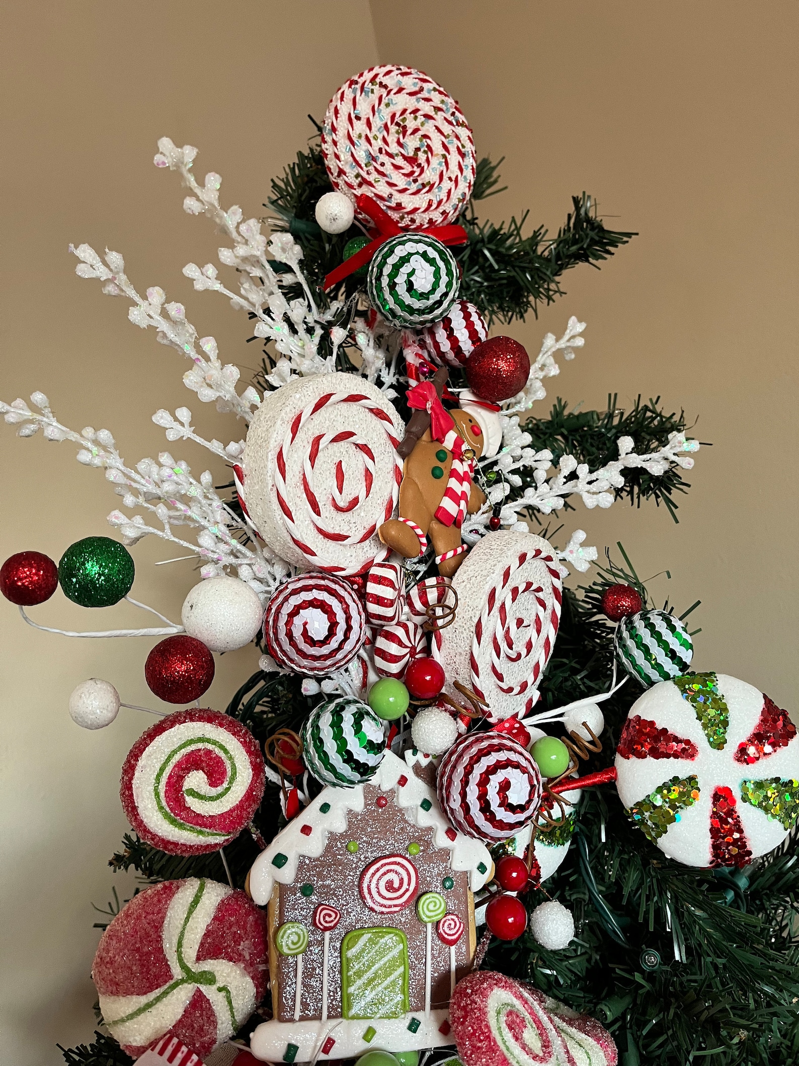 Sweet Candy Christmas Tree Topper Etsy