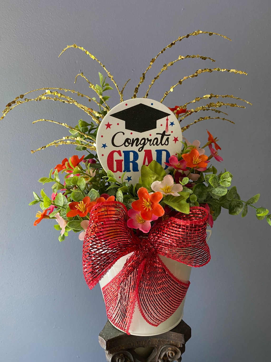 Graduation Floral Arrangement/Congrats Etsy