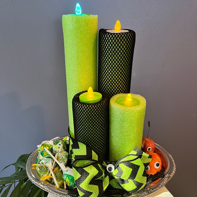 Lime Green Candles - Etsy
