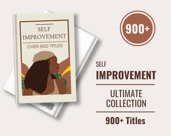 Self-Improvement Bundle with Resell Rights | 900+ eBooks | Self-Help | Personal Development | Motivation | Book collection | Achieve Goals