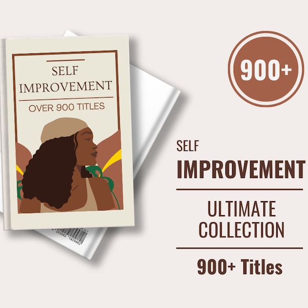 Self-Improvement Bundle with Resell Rights | 900+ eBooks | Self-Help | Personal Development | Motivation | Book collection | Achieve Goals