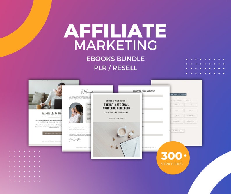 Kolekcja e-booków PLR na temat marketingu afiliacyjnego | Ponad 300 pakietów e-booków Premium na temat marketingu afiliacyjnego | Dostęp na całe życie | Natychmiastowe pobieranie zdjęcie 1