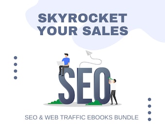 PLR Over 150 Premium SEO & Web Traffic eBooks Pack Collection | SEO E-Book Bundle | Seller Handbook | Lifetime Access | Instant Download