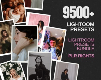 9500+ PLR LIGHTROOM Presets, Lifestyle Filters, Spring Summer Preset, Influencer Preset, Autumn Presets, Fashion Presets, Wedding Presets