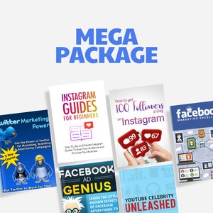 Over 500 Premium Social Media & Social Media Marketing eBooks Pack Collection eBooks Bundle Lifetime Access Instant Download Resell image 2
