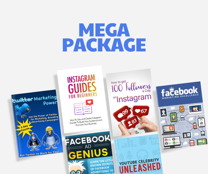 Over 500 Premium Social Media & Social Media Marketing eBooks Pack Collection eBooks Bundle Lifetime Access Instant Download Resell image 2