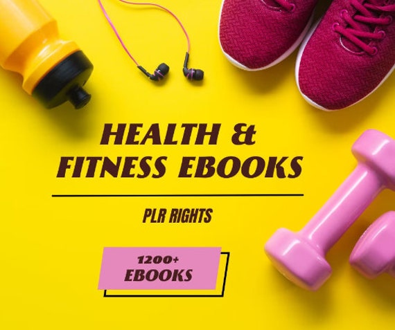 1,200+ Health And Fitness eBooks Bundle | PLR & Master Resell Rights | Weight Loss