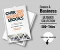 PLR Over 500 Premium Business eBooks Pack Collection + GRATIS Business Emails Pack | eBooks Bundle | Lifetime Access | Instant Download product logo