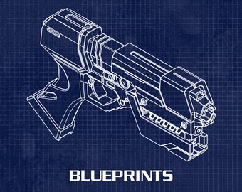 Metroid Zero Suit Samus Paralyzer Blueprints