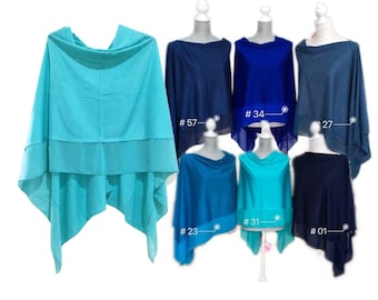 Lightweight Ponchos In these Gorgeous Shades to suit all! fits UK 8 to 18 - Please check my other Listing for this range for more colours!